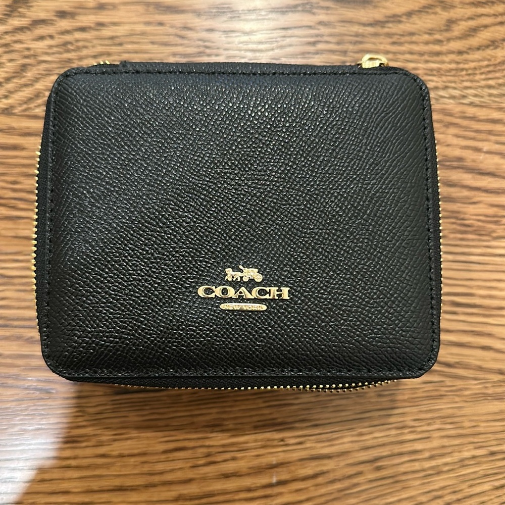 Never used Coach travel jewlery box